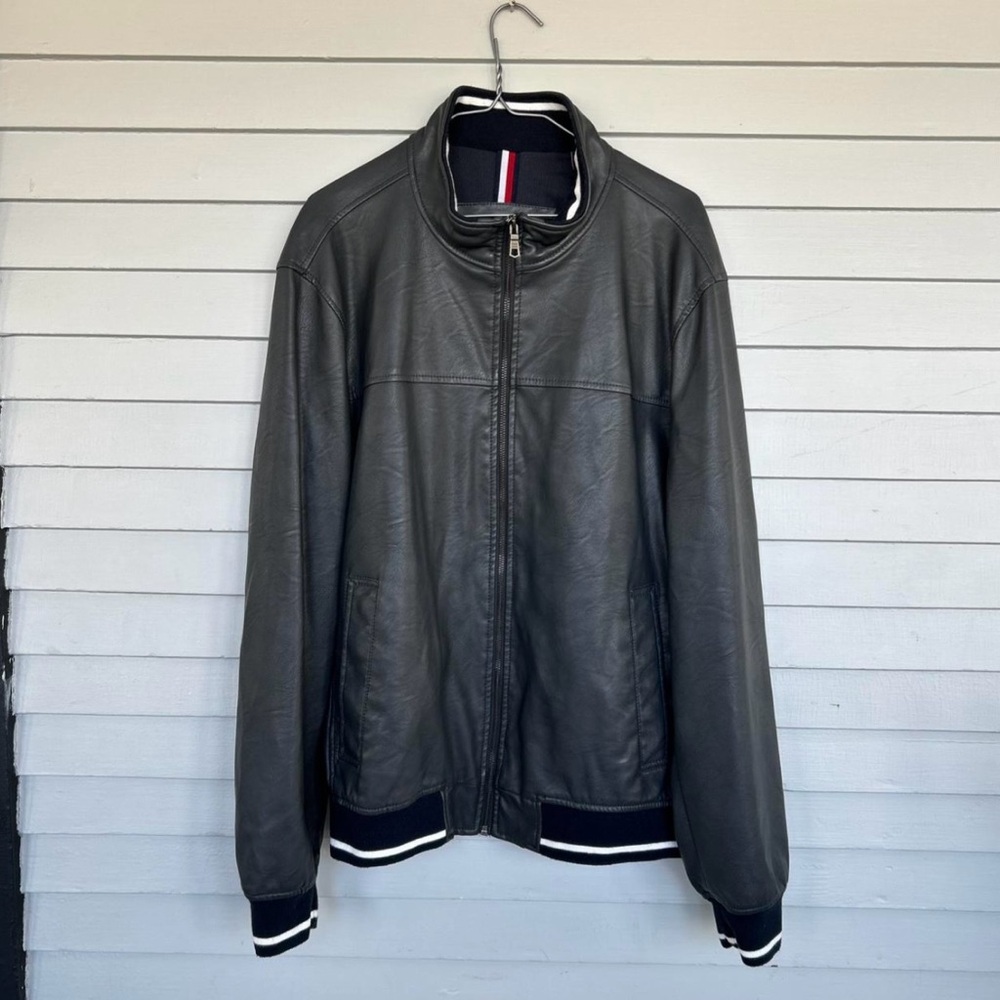 Tommy Hilfiger Gray Bomber Jacket